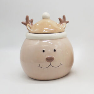 Elk ceramic pot