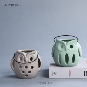Owl Candlestick Tea Light Holder Home Decoration Tabletop Wedding Birthday Gift Party Lantern