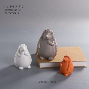 Hedgehog Shape Ceramic Home Decor