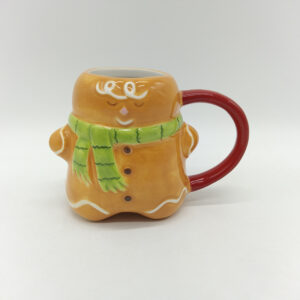 Cute Christmas Gift Gingerbread Figure Mug