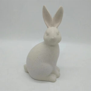 Ceramic Bunny Specked Rabbit